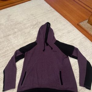 Reebok Two-Tone Purple and Black Hoodie